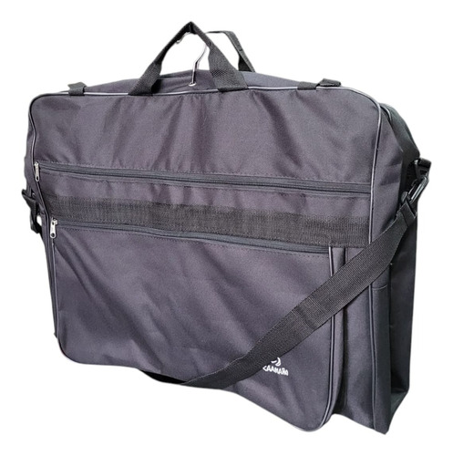 Bolso Porta Traje De Viaje Doble Portatraje Completo Negro Doble