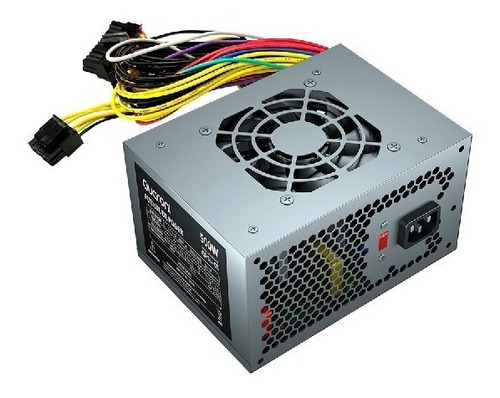 Fuente De Poder Slim Quaroni 500w 24 Pin Qpsu-03