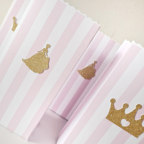 Pack De 25 Bolsitas De Cumpleaños - Princesas