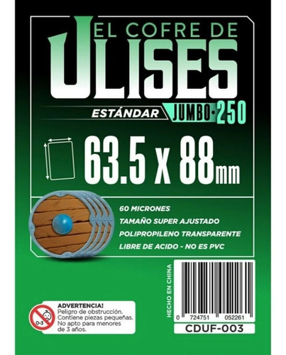 Fundas/sleeves Standard X250 Magic Pokémon Cofre De Ulises El Cofre De Ulises Standard