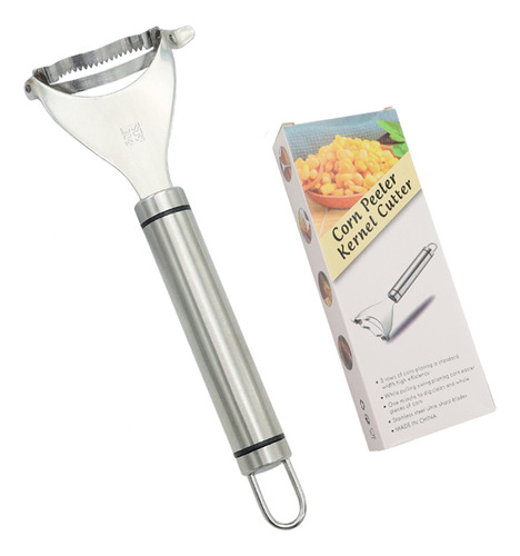 Pelador De Maíz I Corn Peeler De Acero Inoxidable Con Forma