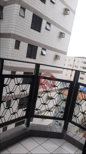 Imagem 7 de 13 de Apartamento Com 1 Dormitório À Venda, 73 M² Por R$ 235.000 - Ocian - Praia Grande/sp - Ap3122