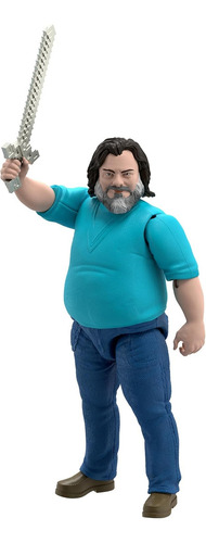 Figura Minecraft: La pelĂcula de Steve Jack Black Mattel