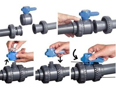 Válvula Pvc De 1/2 Pulgada 0.5 In Cédula 80 Cementar