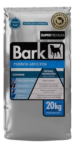 Bark Alimento Super Premium Adulto 4.7 Kg