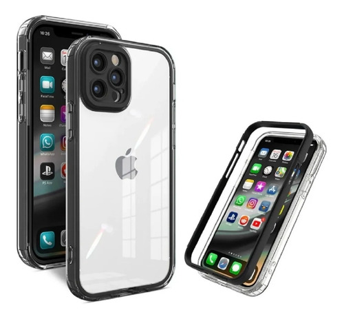 Protector Bumper Cubre Cam Transparente P/ iPhone 14 Plus 