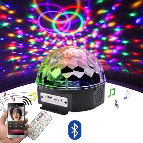 Imagen 4 de 10 de Combo Luces Led Dj Fiesta Bola + Proton 18 + Laser + Flash