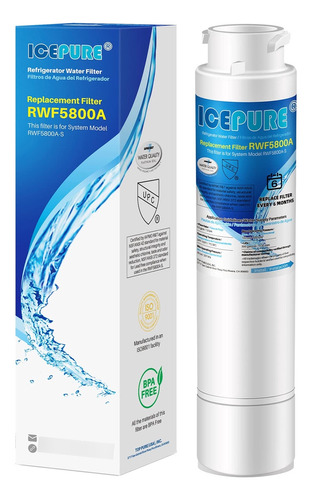 Icepure Filtro De Agua Para Refrigerador Rwfa Compatible Co.