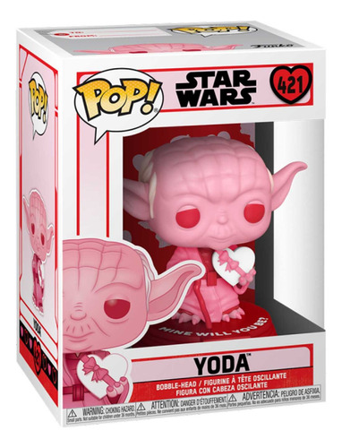 Funko Pop! Star Wars San Valentin - Yoda With Heart #421