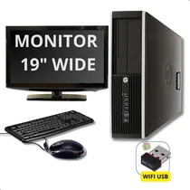 Comprar Cpu Hp Sff Compaq I5 8gb Ssd 120gb + Monitor Teclado Mouse
