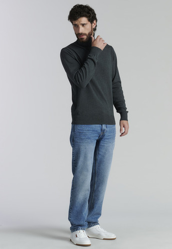 Sweater Turtle Neck F Smart Casual Gris Fw25 Ferouch