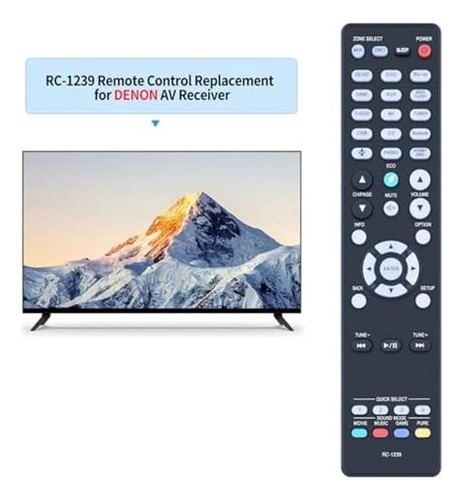 Nuevo Control Remoto De Reemplazo Rc-1239 Compatible Para Av