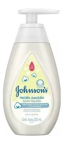 Jabón De Baño Liquido Recien Nacido Johnson & Johnson 200 Ml