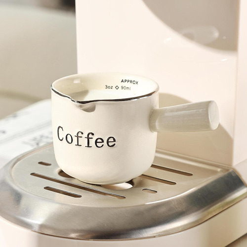 W Taza Medidora De Espresso Tazas De Cerámica De 90 Ml Para