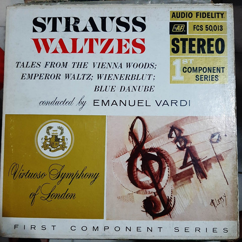 Vinilo Emanuel Vardi Virtuoso London Strauss Waltzes Cl2