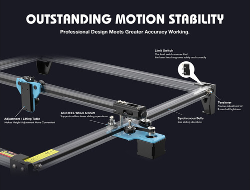 Grabador Láser Twotrees Tts-20 Pro 20w , 100-240v
