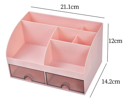 Organizador De Escritorio Con Cajones, Soporte De Rosa