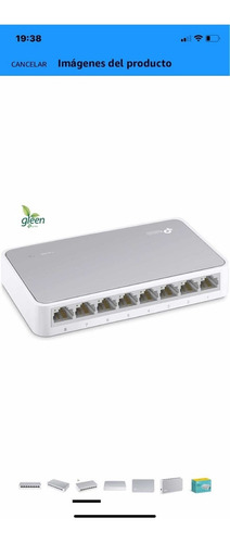 Imagen 5 de 7 de Switch De Tp Link De Cinco Y Ocho Puertos Automático Usado