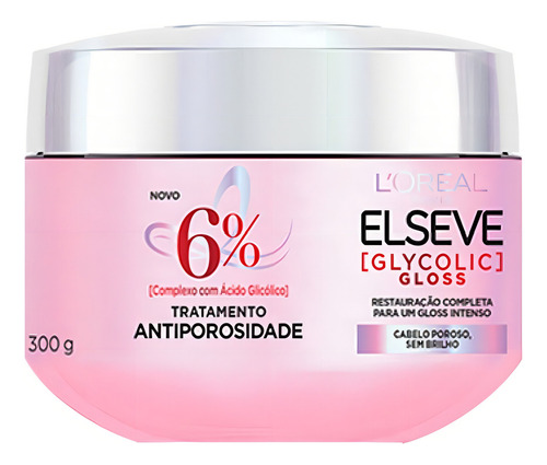 Shampoo Extra Gloss 400ml + Tratamento Antiporosidade 300g