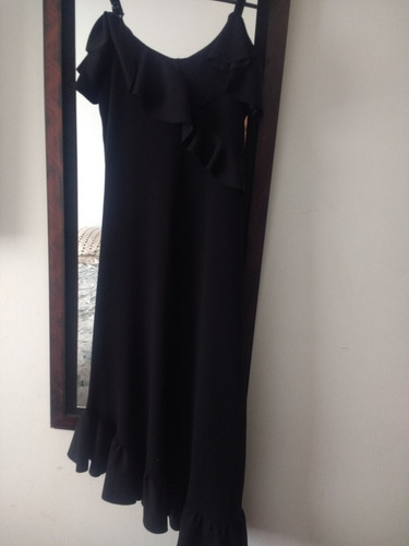 Hermoso Vestido Largo Negro 