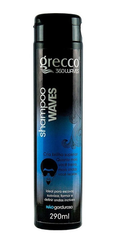 Shampoo Waves Grecco 360waves 290ml Penteado 180 540 720