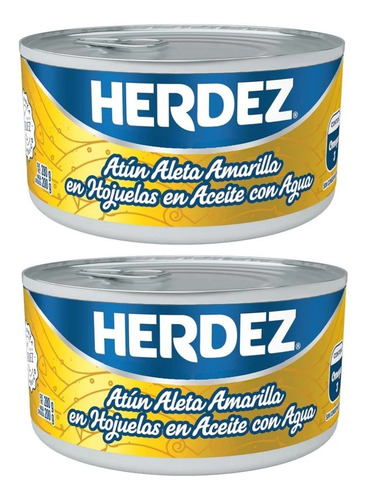 2 Atún Herdez En Aceite Con Agua 280 Gr C/u