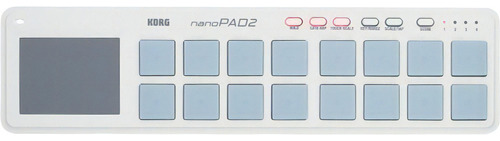 Korg NanoPad2 BK 16 teclas blanco