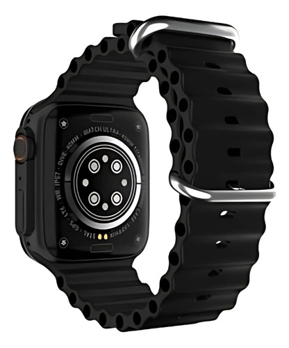 Reloj Inteligente Smartwatch I9 Ultra Max Color Negro Negro Mesh Negro Negro
