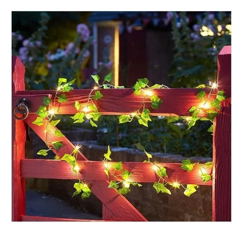 2024 Lámpara Solar Led Con Forma De Hoja De Arce Flora, 10 M