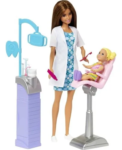 Barbie Muñeca Quiero Ser Dentista Original Mattel Dhb63
