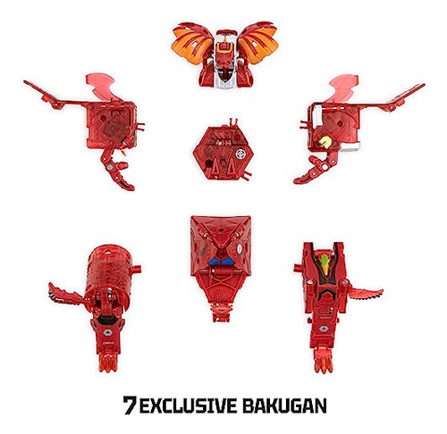 Bakugan Geoforge Dragonoid, 7 En 1 Incluye Exclusivo True Me