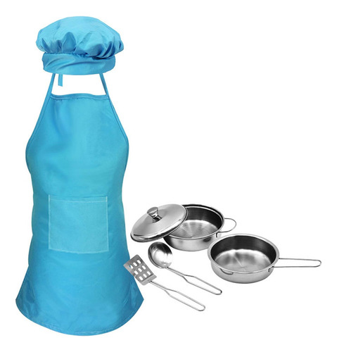 Set De Chef De 7 Piezas Para Niños, Kits De Cocina Y Hornead