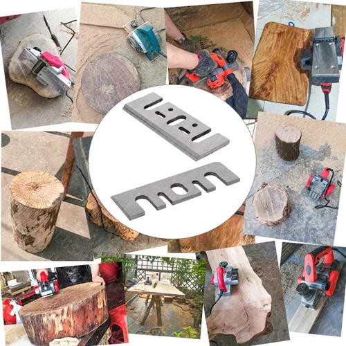 Cuchillas Cepillo Anchas 82 Mm Hss Compatible Makita Y Otras