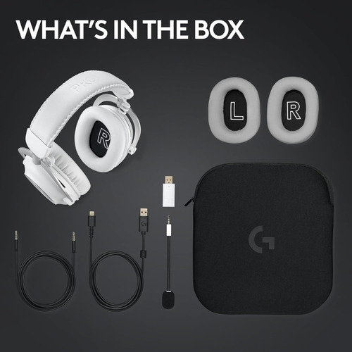 Audifono Gaming Pro X 2 Lightspeed White