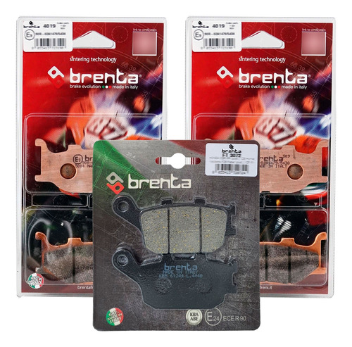 Jogo Pastilha De Freio Brenta Yamaha Xj6n Xj6f 2013 A 2020