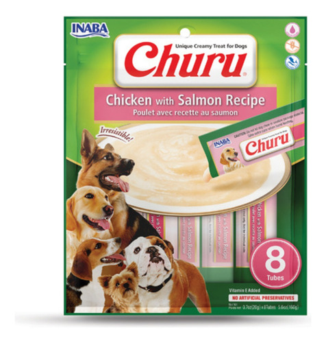 Churu Para Perro Pollo Con Salmón - 8 Und