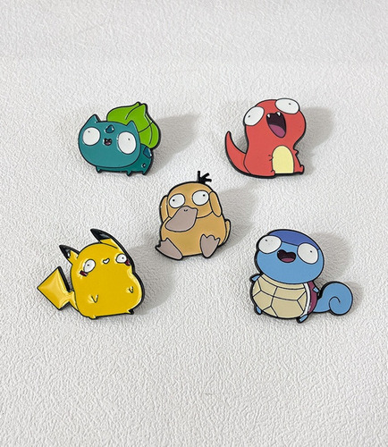 Pikachu Broche Emblema Metal Mochilas Accesorios Z