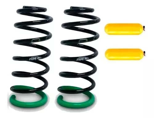 Absay Empresa Contribución Kit 2 Espirales Rm Traseros Reforzados Gnc 2 Tubos Fiat Qubo