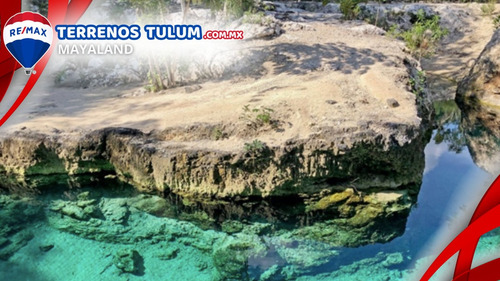 Cenote Con 17.5 Hectareas Con Frente De Carretera
