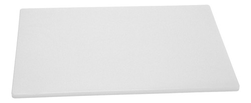Tabla Picar Profesional Bloque Rectangular 40x30x2cm Carne Color Blanco Acrílico