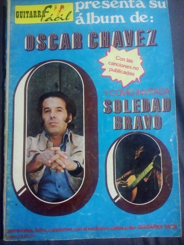 Oscar Chávez Y Soledad Bravo Revista Álbum De Guitarra Fácil