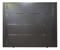 Comprar Portones Corredizos Manual De Chapa 3 Buñas Horizontal