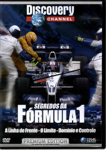 Dvd Segredos Da Fórmula 1, Discovery Channel