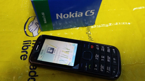 Nokia C5-00 Tipo Barra Negro . Impecable. Completo.