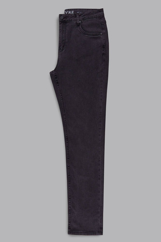 Jean Devré Gastado Skinny Gris Oscuro Hombre 09d000094003