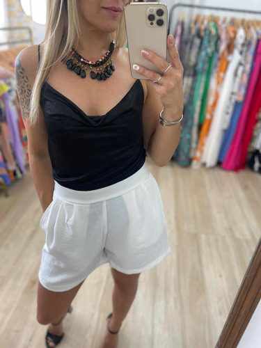 Short Blanco De Crash Mujer The Big Shop