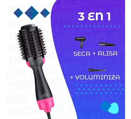 Cepillo Plancha Pelo Alisador Secador Electrico Cabello