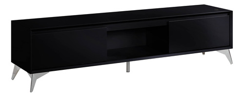 Acme Furniture Soporte De Tv, Negro/cromo