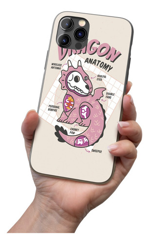 Carcasa iPhone Anatomia Dragon Funda Protectora
