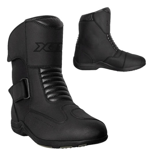 Bota X11 Cruiser Motociclista Cano Médio Anti- Torção Moto